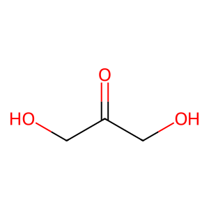 Chemical structure of Dihydroxyacetone