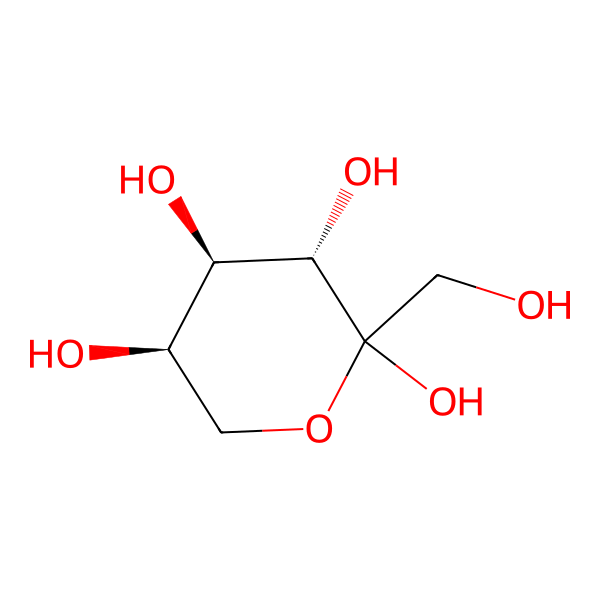 Chemical structure of Fructose