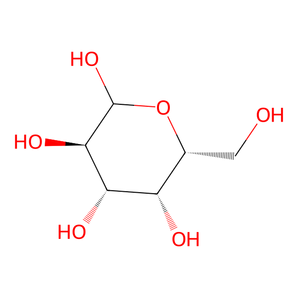 Chemical structure of Galactose