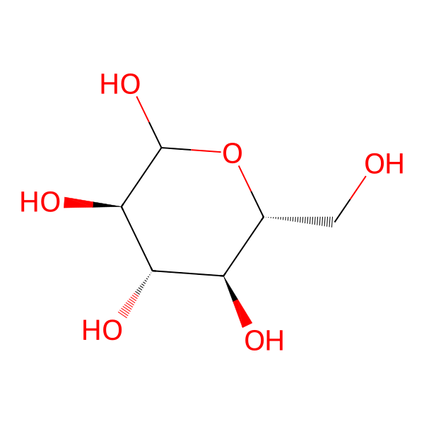 Chemical structure of Glucose
