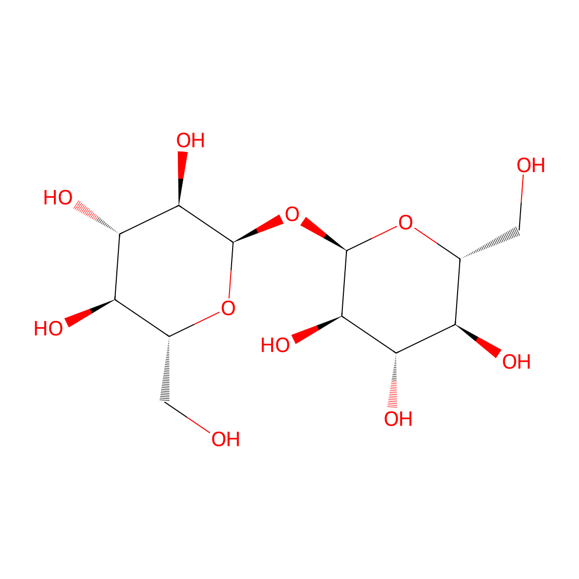 Chemical structure of Trehalose