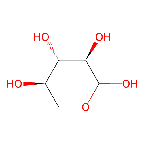 Chemical structure of Xylose