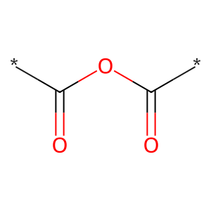 Acid anhydride chemical structure