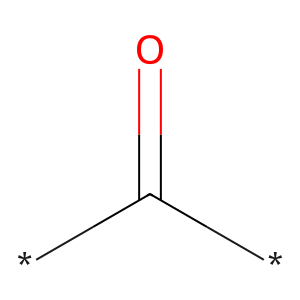 Ketone functional group chemical structure