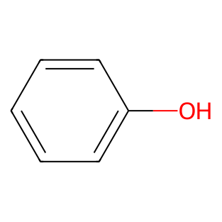 Phenol functional group chemical structure