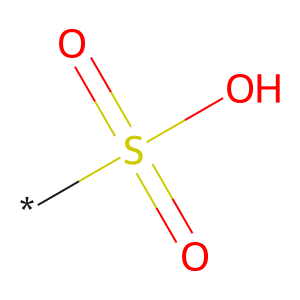 Sulfonic acid chemical structure