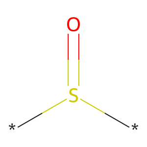 Sulfoxide chemical structure