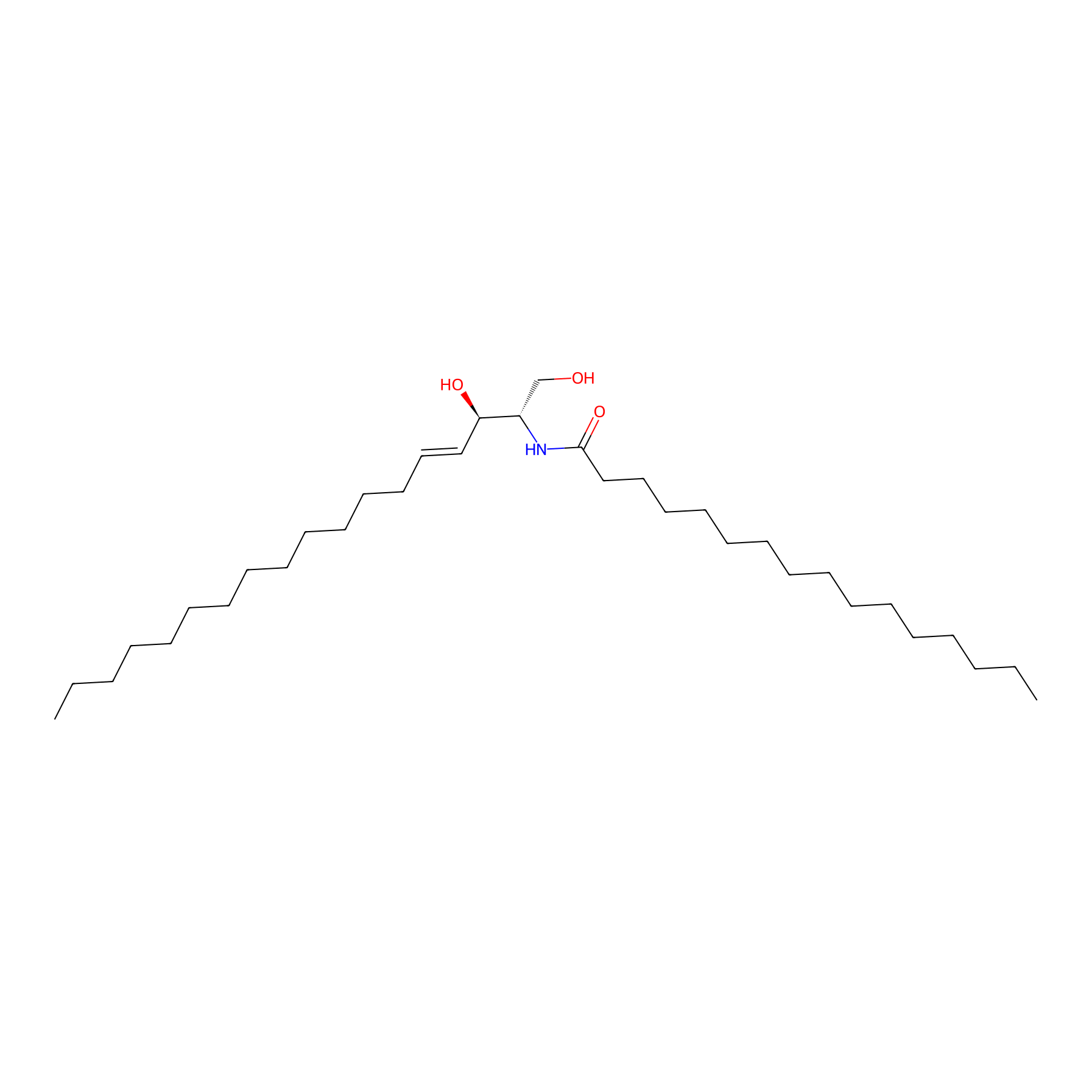 Chemical structure of Ceramide