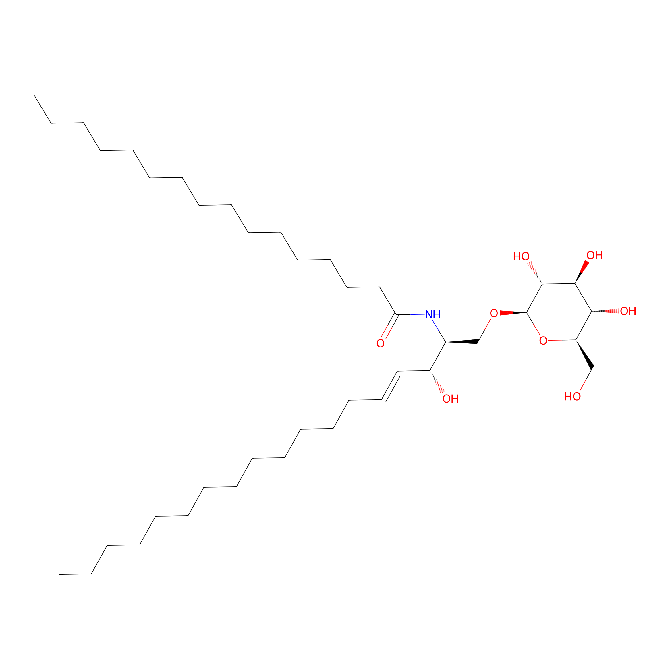 Chemical structure of Glucosylceramide
