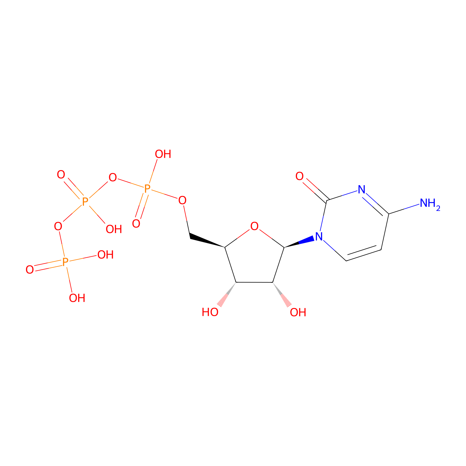 Chemical structure of CTP