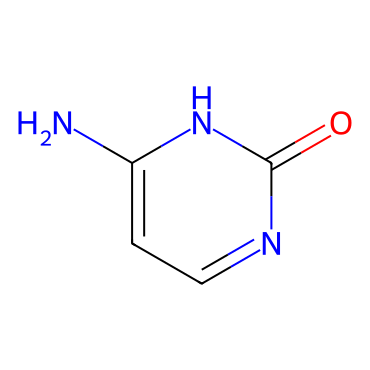 Chemical structure of Cytosine